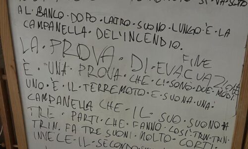 PIANO DI EVACUAZIONE PER BAMBOLE