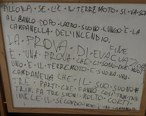 PIANO DI EVACUAZIONE PER BAMBOLE