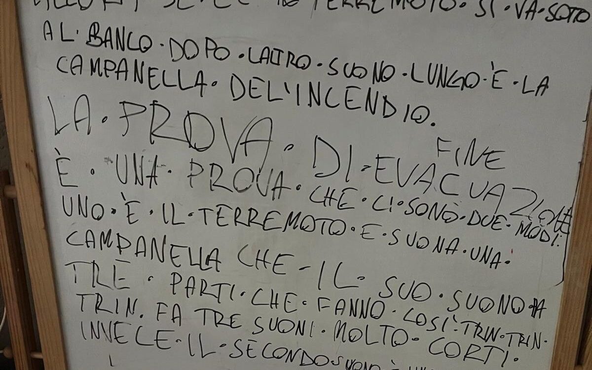 PIANO DI EVACUAZIONE PER BAMBOLE
